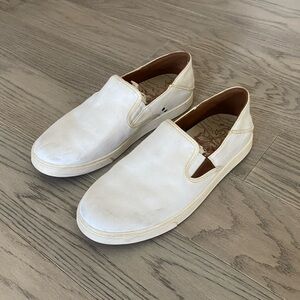 OluKai White Slip-On Sneakers